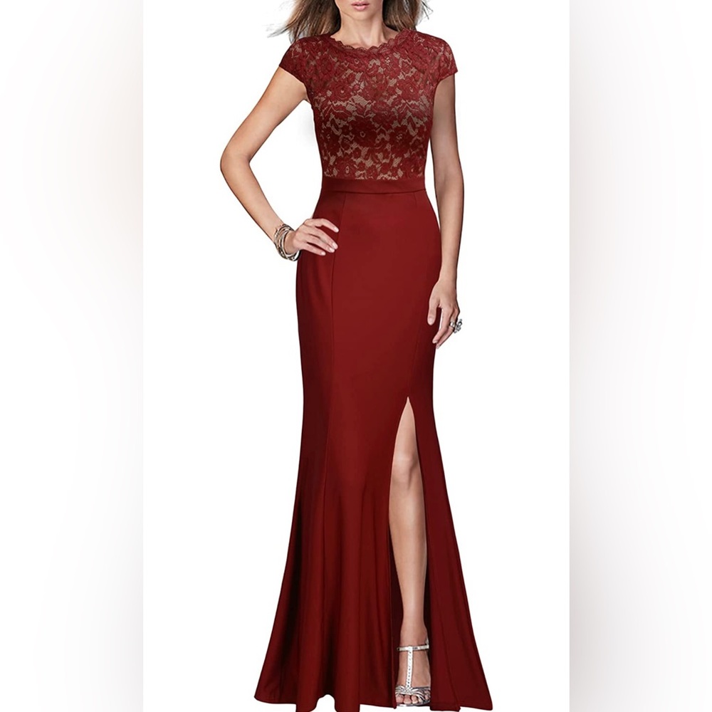 Beautiful Burgundy long dress